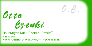 otto czenki business card